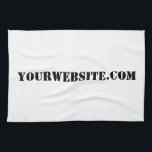 YourWebSite.com Kitchen Towel<br><div class="desc">"YourWebSite.com" Replace the .com address with your Web address. Add any other slogan or text.</div>