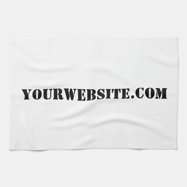 YourWebSite.com Kitchen Towel (Horizontal)