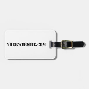 YourWebSite.com Luggage Tag