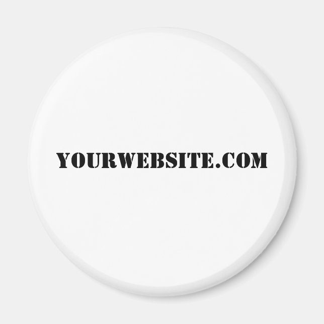 YourWebSite.com Magnet (Front)