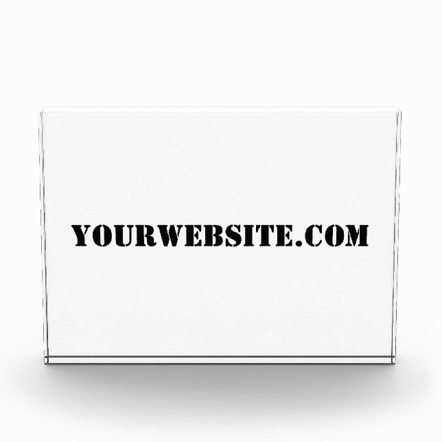 YourWebSite.com Photo Block (Front)