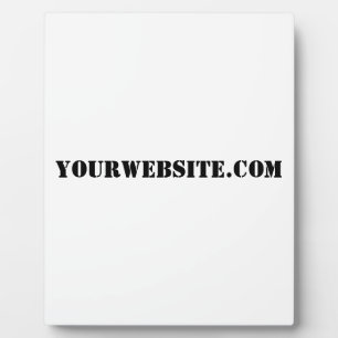YourWebSite.com Plaque