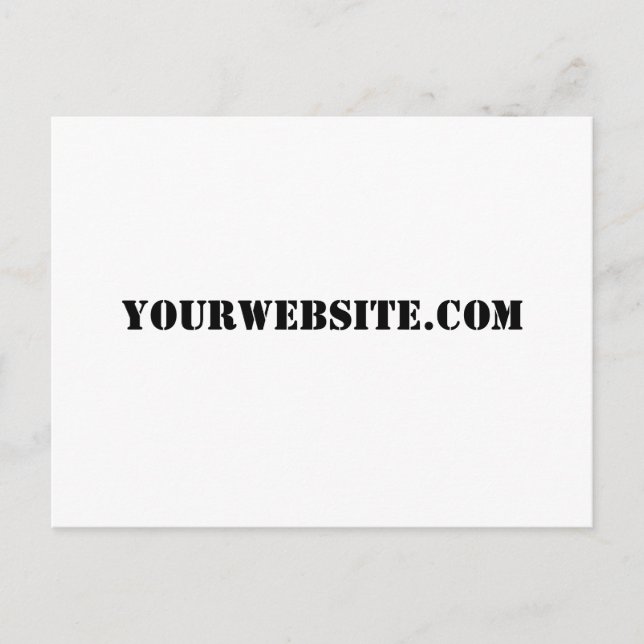 YourWebSite.com Postcard (Front)