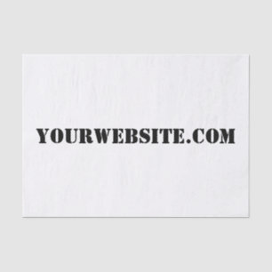 YourWebSite.com Tissue Paper