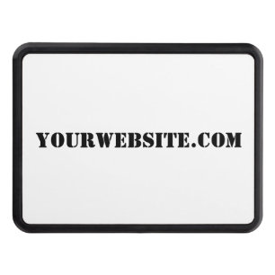 YourWebSite.com Trailer Hitch Cover