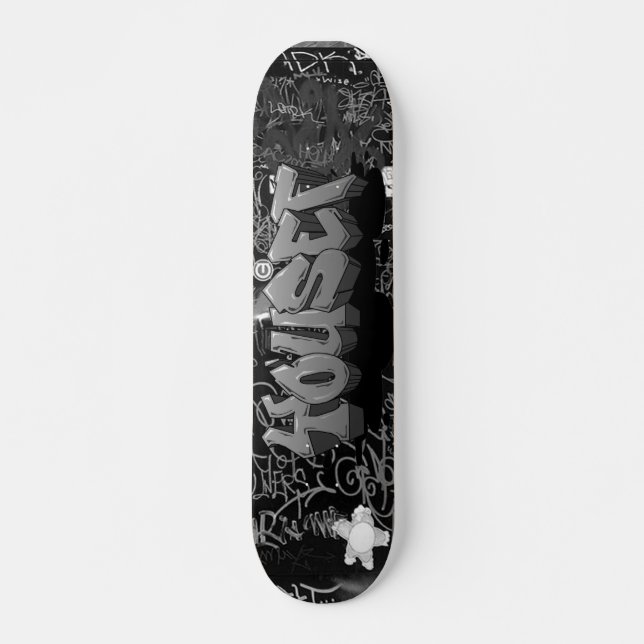 Yousef Graffiti Personalized Skateboard  (Front)