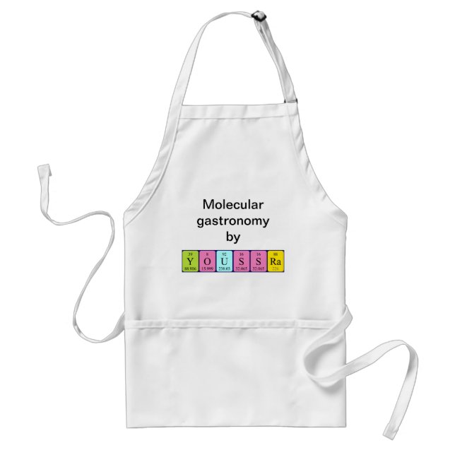 Youssra periodic table name apron (Front)