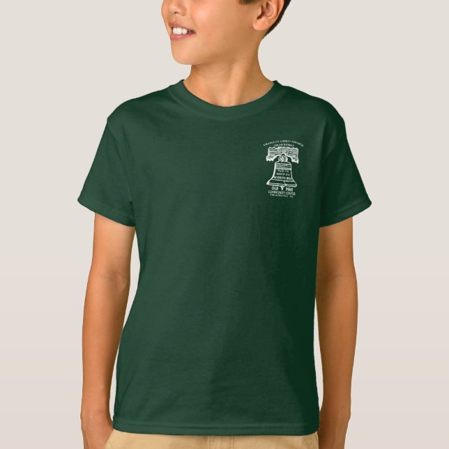 Youth Back Logo Green Shirt (Front)