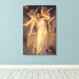 Youth by Bouguereau, Victorian Angels Portrait Canvas Print