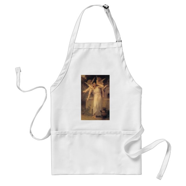 Youth by Bouguereau, Victorian Angels Portrait Standard Apron (Front)