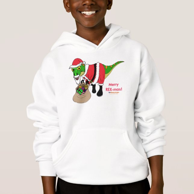 Youth Christmas Hoodie by Fishfry Designs (Front)