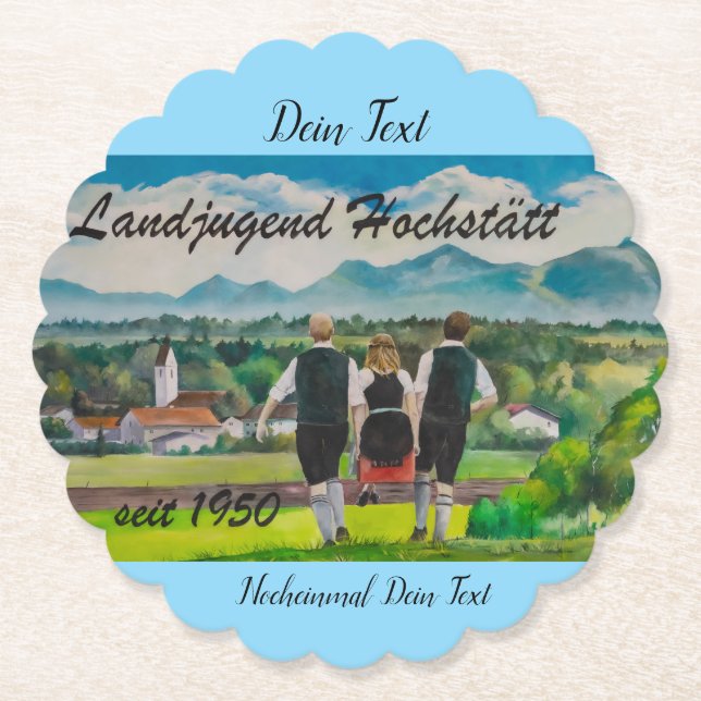 youth festival paper coaster (Front)