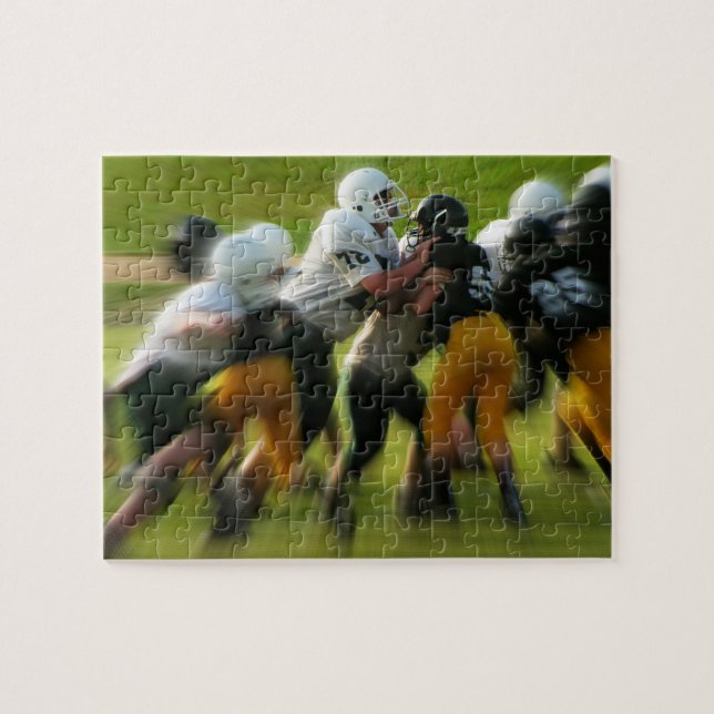 Youth Football Game Jigsaw Puzzle (Horizontal)