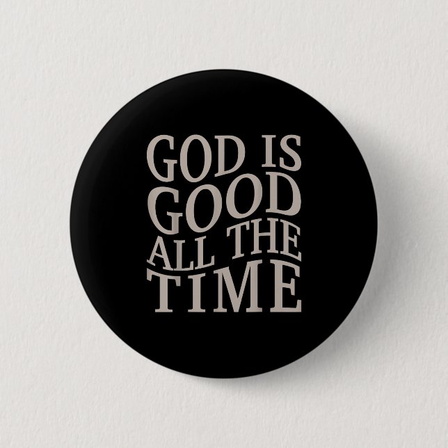 Youth God Is Good Christian Teen Girl Jesus Love Y 2 Inch Round Button (Front)
