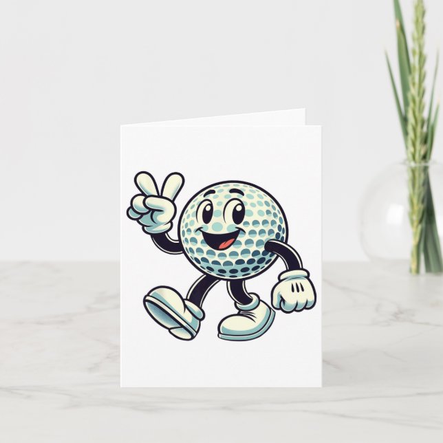 Youth Golf Player Boys Golf Funny  Card (Front)