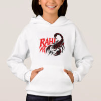 Youth Hoodie Featuring a Bold Scorpion Design