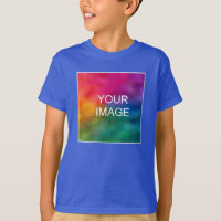 Youth Kids Boys Front Print Short Sleeve Modern