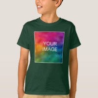 Youth Kids Boys Front Print Short Sleeve Modern