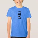 Youth Kids Boys Girls Unisex Online Royal Blue Tri-Blend Shirt<br><div class="desc">Custom Add Your Text or Name Here Template Youth Fashion / Clothing / Tops & T-Shirts / Kids Youth Kids Boys Girls Unisex T-Shirts Online Shop / Youth True Royal Blue Bella Canvas Tri-blend T-Shirt.</div>