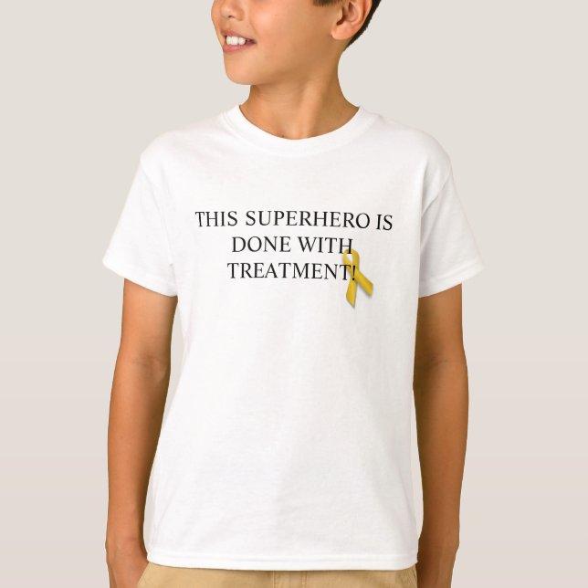 Youth last chemo treatment T-Shirt (Front)