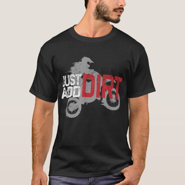 Youth Motorcross Boys Dirt Bike Dirtbike Kids Dirt T-Shirt (Front)