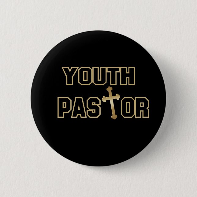 Youth Pastor Gifts 2 Inch Round Button (Front)