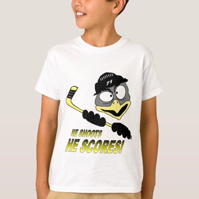 Youth Penguin Hockey T-Shirt (Front)