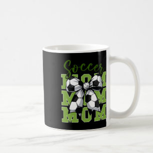 Youth Soccer Mom Coquette Bow Cute Sister Toddler Coffee Mug