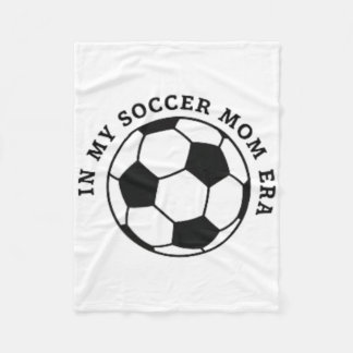 Youth Soccer Mom, Team Mom Soccer Game Days Mom Si Fleece Blanket