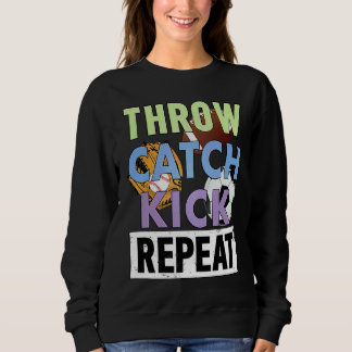 Youth Sports Kids Baseball Football Soccer Sweatshirt