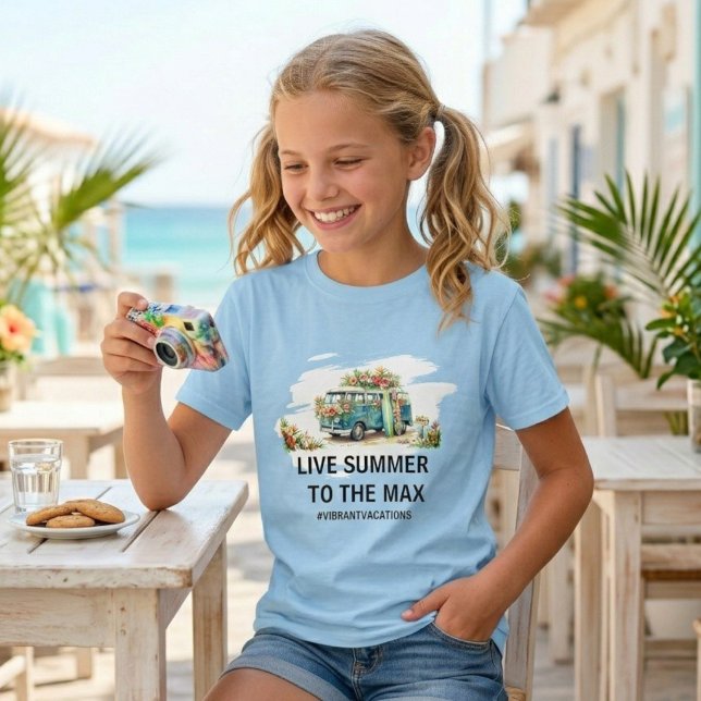 Youth Summer Customized Phrase Quote Shirt (Creator Uploaded)