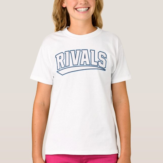 Youth White Basic Tee (Front)