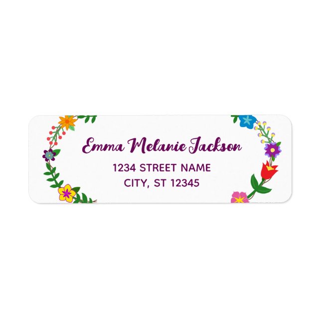 Youthful Elegant Script Flowers Floral Modern (Front)