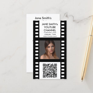 YouTube Channel Promotion Card - Film Motif
