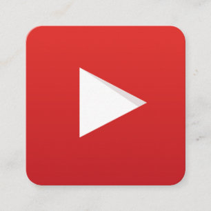 YouTube Channel Square Business Card