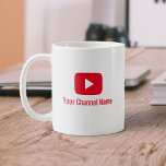 Youtube Channel Vlogger Youtuber Coffee Mug<br><div class="desc">Youtube Channel Vlogger Youtuber Mugs.</div>