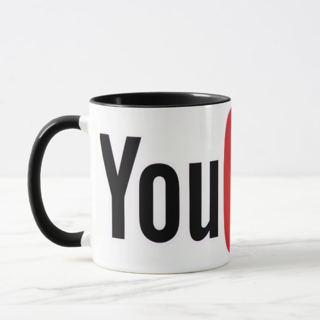 YouTube icon Mug (Gauche)