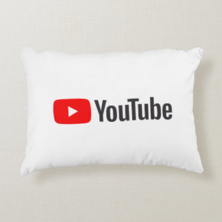 YouTube Kiss Accent Pillow