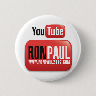 YouTube Ron Paul 2 Inch Round Button
