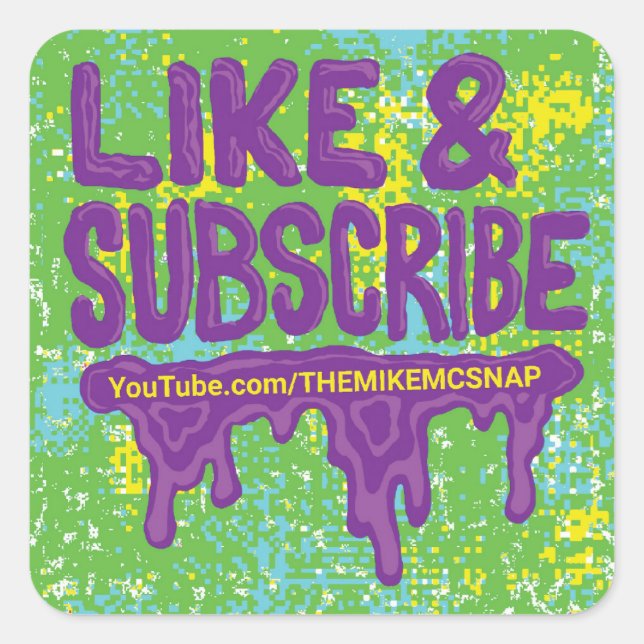 Youtube Sticker Sheet (Front)