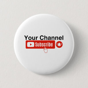 YouTuber 2 Inch Round Button