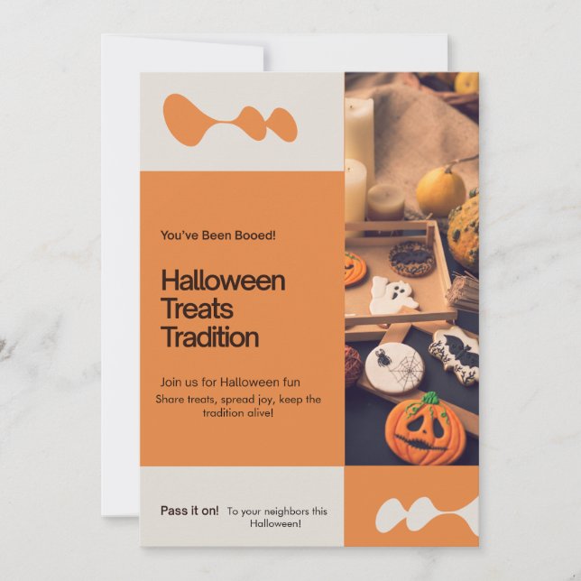 You've Been Booed custom Invitation (Front)