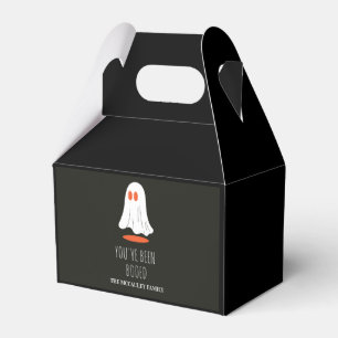 You've been booed custom name family halloween favor box