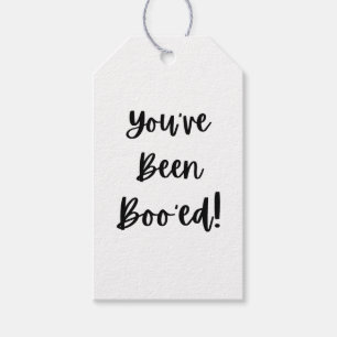 You've been Boo'ed! Cute Halloween Gift Tags