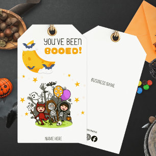 Youve Been Booed Halloween Treat Basket Tag
