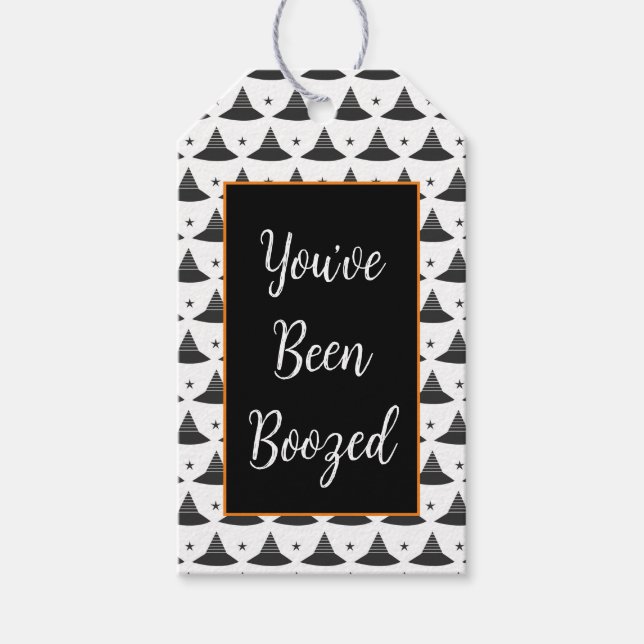 You've Been Boozed Gift Tag (Front)