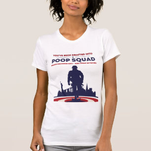 You've been drafted into Poop Squad - Baby Reveal T-Shirt