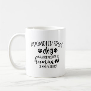 You've Been Promoted from Dog Grandparents to Huma Coffee Mug