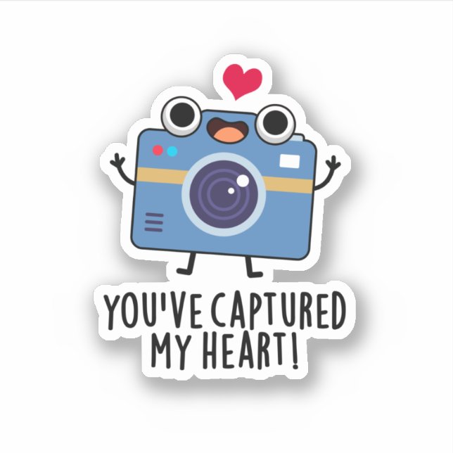 You've Captured My Heart Funny Camera Pun  (Front)