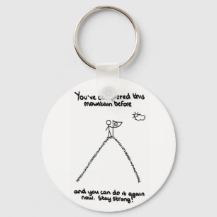 You've Conquered This Mountain Before Keychain